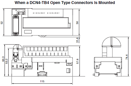 CRT1-[]D08(-1) / []D16(-1) / ROS[] / ROF[] Dimensions 6 CRT1-MD16 (-1)_Dim