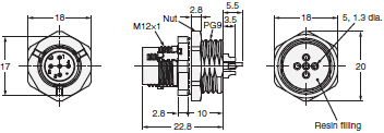 XS5 Dimensions 55 