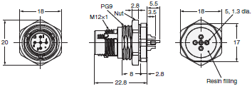 XS5 Dimensions 57 