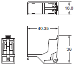 PYF[][]S / P2RF-[][]-S Dimensions 11 