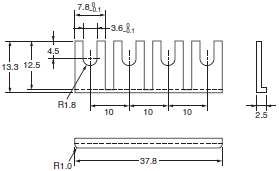 P7TF-IS16 / OS16 / OS08 Dimensions 6 