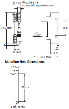 P7TF-IS16 / OS16 / OS08 Dimensions 8 