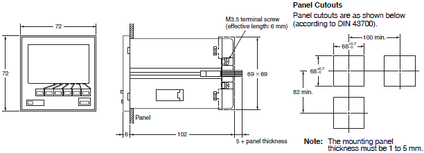 H7BX Dimensions 3 