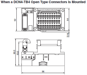 CRT1-[]D08SL(-1) / []D16SL(-1) Dimensions 2 CRT1-ID08SL (-1)_Dim