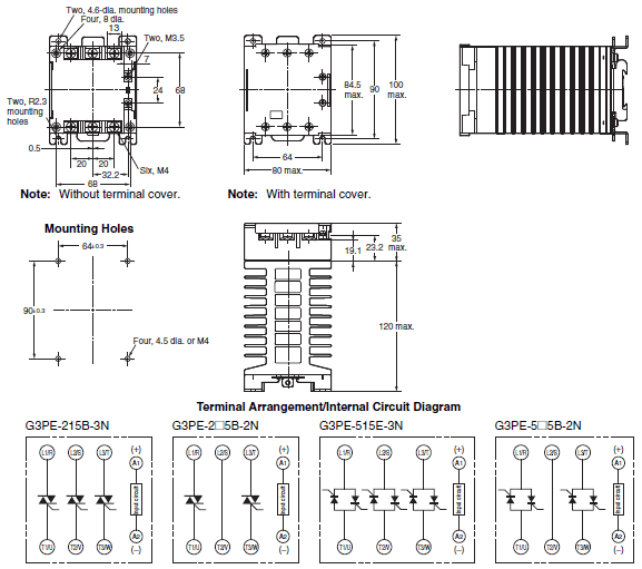 G3PE(3상) 치수 2