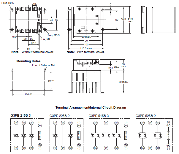 G3PE(3상) 치수 7