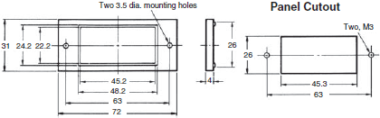 H7E[]-N Dimensions 18 