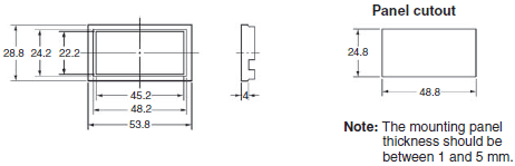 H7E[]-N Dimensions 20 