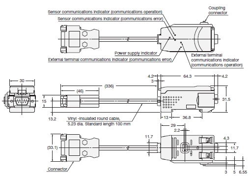 ZX2 Smart Sensors Laser Displacement Sensors CMOS Type