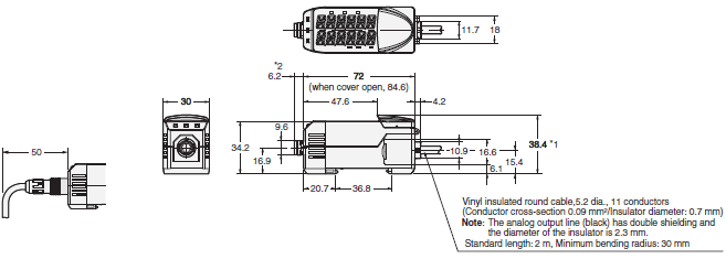 ZX2 Smart Sensors Laser Displacement Sensors CMOS Type