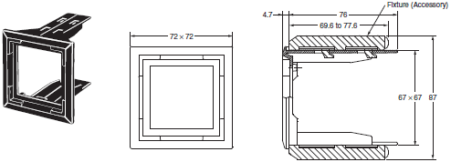 E5CB Dimensions 8 