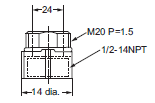 D4SL-N, D4SL-NSK10-LK[] Dimensions 19 