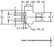 D4SL-N, D4SL-NSK10-LK[] Dimensions 6 