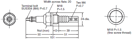 61F-GP-N2 Dimensions 7 