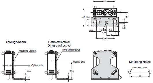 E3JK (NEW) Dimensions 10 