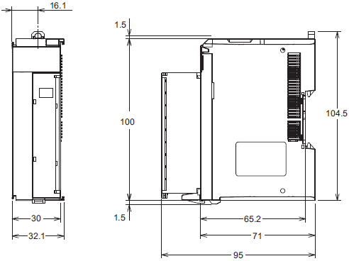 NX-ID / IA / OD / OC / MD Dimensions 5 