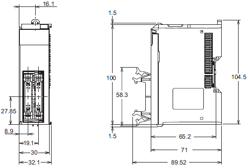NX-ID / IA / OD / OC / MD Dimensions 11 