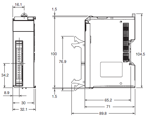 NX-PG0[][][] Dimensions 4 