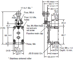 WL-N / WL Dimensions 134 