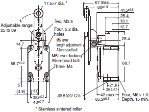 WL-N / WL Dimensions 16 