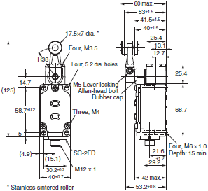 WL-N / WL Dimensions 155 