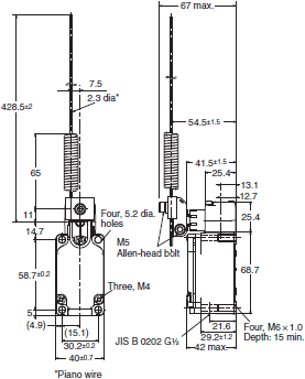 WL-N / WL Dimensions 60 