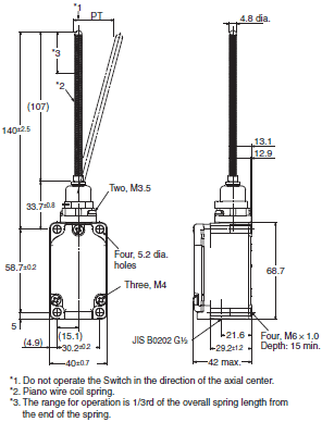 WL-N / WL Dimensions 65 