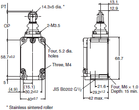 WL-N / WL Dimensions 105 