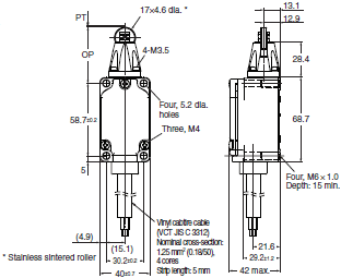 WL-N / WL Dimensions 113 