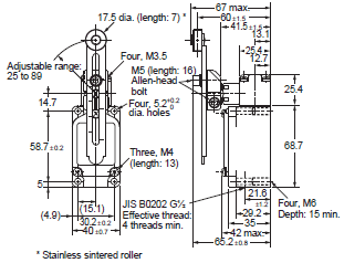 WL, WLM Dimensions 34 