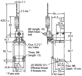 WL, WLM Dimensions 36 