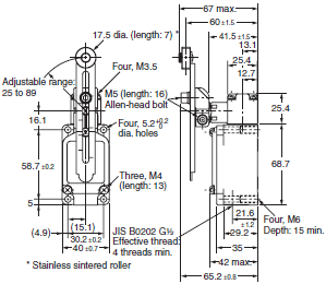 WL, WLM Dimensions 44 