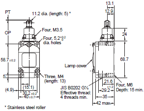 WL, WLM Dimensions 70 