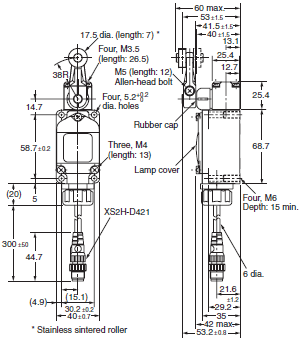 WL, WLM Dimensions 78 