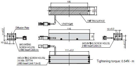 FLV Series Dimensions 12 