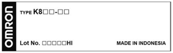 K8AK-VW Specifications 6 