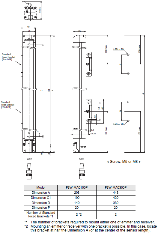 F3W-MA Dimensions 7 