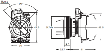 A30NS / A30NW Dimensions 3 