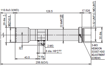 3Z4S-LE VS-TCH Series Dimensions 16 