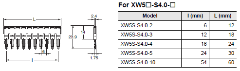 XW5T-S Dimensions 30 