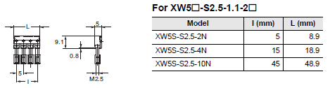 XW5T-S Dimensions 35 