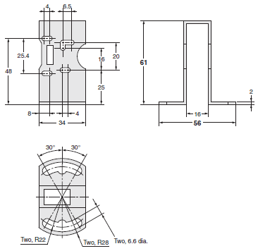 E3ZR-C Dimensions 17 