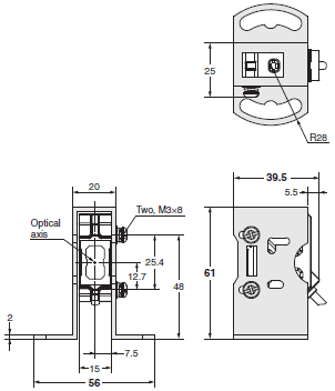 E3ZR-C Dimensions 19 