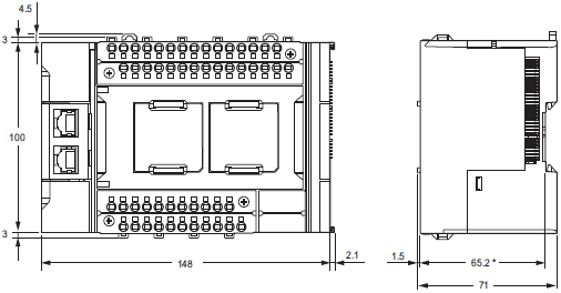 NX1P2 Dimensions 2 