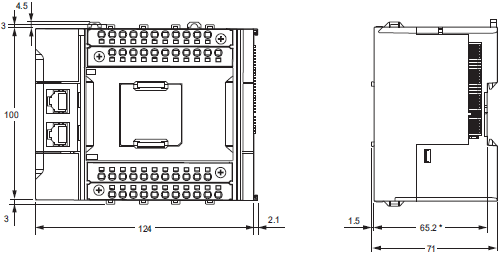 NX1P2 Dimensions 3 