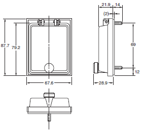 E5CD / E5CD-B Dimensions 30 