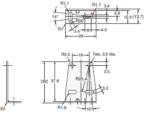 E3ZS Dimensions 6 