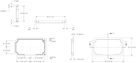 MicroHAWK V430-F / V420-F / V330-F / V320-F Dimensions 41 