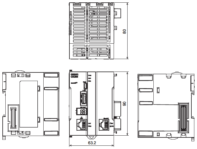 CK[]M-CPU1[]1 치수 1