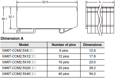 XW6T Dimensions 3 